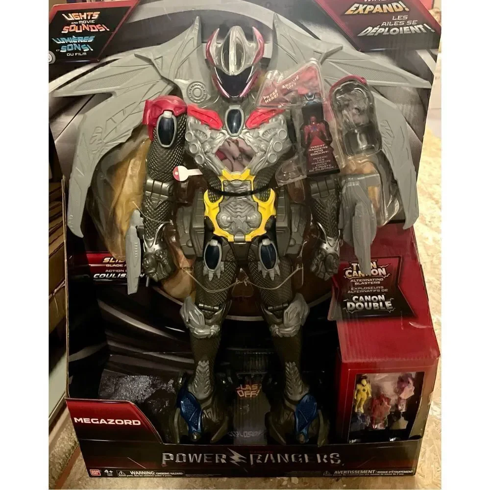 Bandai Giant Power Rangers Movie Interactive Megazord with Ranger Figures NIB